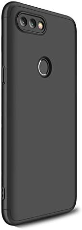 Yuanhuiheng Oppo Realme 2Pro Protective case, Ultra-Thin PC Mobile Phone case 3 in 1 Body Protection, with Tempered Glass Anti-Shock Anti-Fall Phone case Compatible Oppo Realme 2Pro(Black)