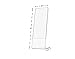 Sign Holder Side Loading Photo Booth Strip 2 x 6 Inch Frame Table Tent Advertisement Party Favor Decor Display Countertop Wedding Receptions Christmas New Years Eve Parties by Marketing Holders
