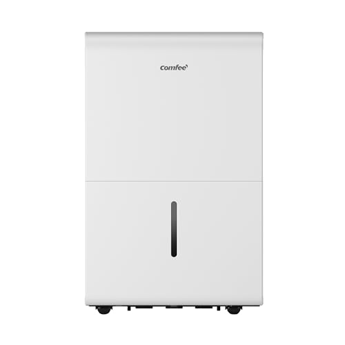 Comfee Luftentfeuchter, 30 L/24 H, Raumgröße ca. 180 M³, 80 M², Intelligenter Entfeuchtermodus, für Wohnung, Bad und Keller, 24 H Timer, Wassertank 3