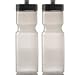 50 Strong Sports Squeeze Water Bottle 2 Pack - 22 oz. BPA Free Easy Open Push/Pull Cap - USA Made - Bottles Fit in Bike Cages - Great for Adults & Kids - Top Rack Dishwasher Safe