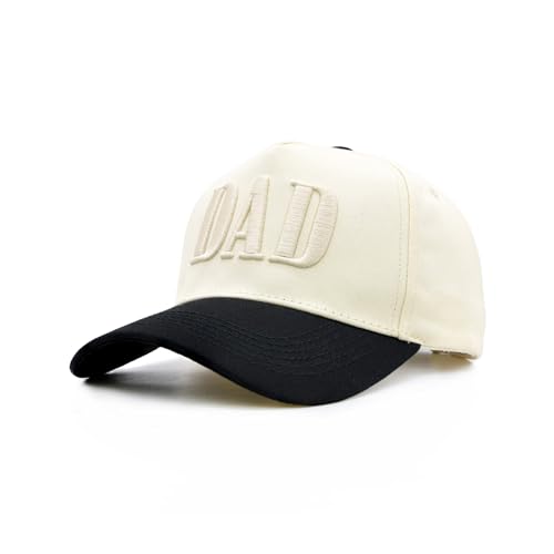 YQZUWUXE Dad Hats for Men, Vintage Two Tone Hat, New Dad Gifts for Husband, Fathers Day Birthday Gifts from Daughter Son Wife