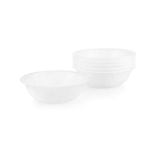 Corelle Cereal Bowl Set for 6 18 Ounce Reusable Soup Bowls in Winter