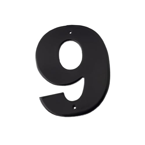 Montague Metal Products Helvetica Font Individual House Number, 9, 16-Inch