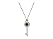 SWAROVSKI Duo Evil Eye Pendant Necklace Dark Multi One Size