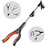 TACKLIFE Reacher Grabber | 30" Extra Long Grabber Reacher Pickup Tool, with Adjustable Arm, Large Rotating Jaw, Magnetic Tips | Mobility Aid for Trash Pickup | Ideal for Wheelchair and Disabled - RG01