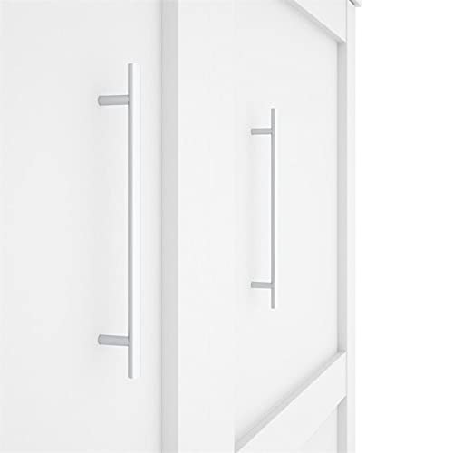 Pemberly Row Puq EasyLift Dual Piston Queen Size Murphy Wall Bed in