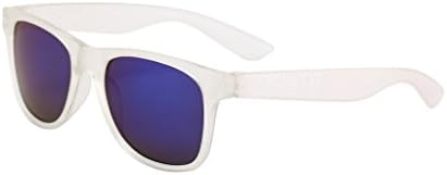 HaoMing Men's UV400 Sunglasses Outdoors Eyeglasses White Frame
