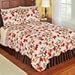 Collections Etc Fall Chickadees on Branches with Leaves All Over Reversible Quilt