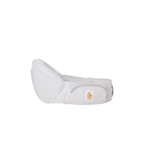 Lift Hip Seat Babytrage mit Babyhüftsitz für Babys und Kleinkinder ab 6 Monaten (7,7 kg - 20,4 kg), Hüftsitz Trage Hüfttrage, Pearl Grey