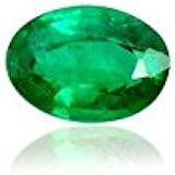 Gemselect 7.25 Ratti Emerald Certified Loose Precious Panna Gemstone for Men and Women