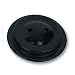 2-Hole Black Plastic Mini Flag Base for 4" X 6" Desk Table Top Flag (12 Pack) primary