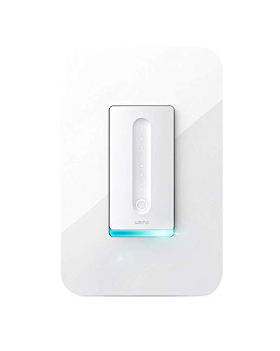 Wemo Dimmer Wi-Fi Light Switch, Compatible with Alexa and Google Assistant (Certified Refurbished) (3-Pack)
