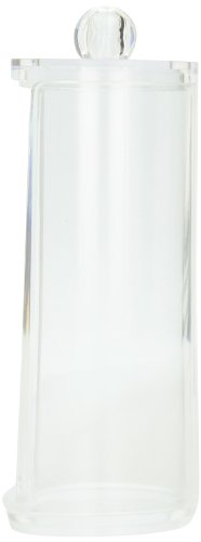 Danielle Cylinder Acrylic Cotton Pad Dispenser