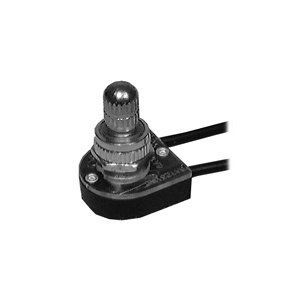 Rotary Canopy Switch w/ Stripped Wire Leads - SPST / On - Off : 30-9161 by Philmore LKG