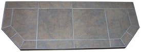 Kalvin International SP10-1912 18 x 48 Rectangle Hearth - Steel Edge
