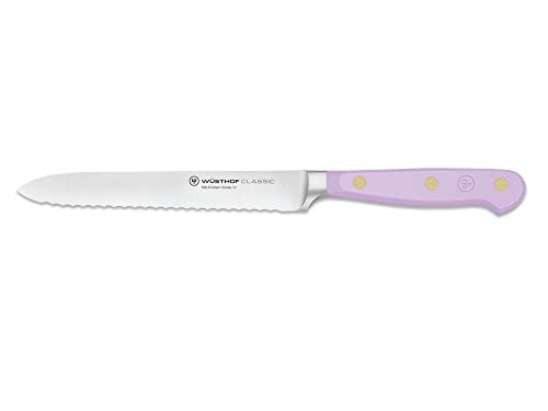 WUESTHOF Classic Purple Yam 5 Serrated Utility Knife