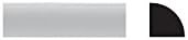 Veranda 8 ft. x 1/2 in. x 1/2 in. Cellular Vinyl Quarter Round Moulding