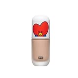 VT BT21 / VT cosmetics x BTS / TINTED FOUNDATION, natural coverage liquid foundation makeup up (02 LIGHT BEIGE)