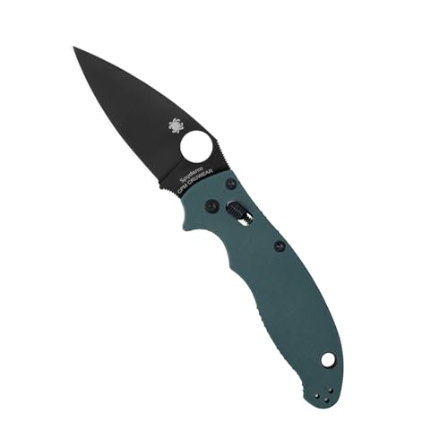 Spyderco Manix 2 Folding Knife, 3.37 in CPM Cru-Wear, C101GPFGBK2