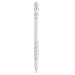 pzoz Compatible with Apple Pencil Case Elastic Protective Silicone Sleeve iPencil Grip Full Skin Cover Holder Pocket Pen Stick Pouch Accessories Kit Compatible for iPad Pro 9.7/10.5/12.9(Clear White)