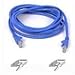 Belkin A3L980-06-BLU-S Cable, Cat6, Utp, RJ45M/M, 6', Blu, Patch, SNAGLESS, 6-Foot, Blue