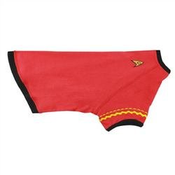 The Coop Star Trek Red Uniform Dog Shirt, Large