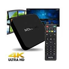 TSV MXQ 4k Ultra HD Android 7.1 Smart Android TV Box with VP9 HDR10, LAN 100M, WiFi 2.4G EMMC Design CPU 4 Core Smart Android TV Box