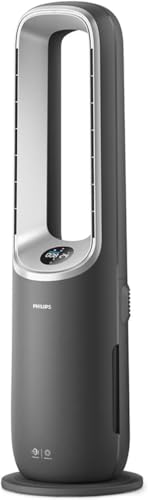 Philips Air Performer 3 in 1 Purificatore, ventilatore e riscaldamento - Fino a 70 m². Filtro HEPA. Rimuove odori e il 99,97% delle particelle inquinanti. Display, App e Alexa (AMF870/15)