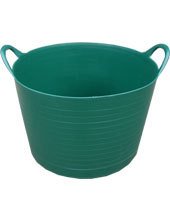 18 Litre Flexi Tub Trug Bucket Storage Green Made In Uk