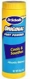 Special pack of 5 DR. SCHOLLS FOOT POWDER 23140 3 oz
