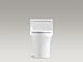 KOHLER San Souci Touchless Comfort Height 1-piece 1.28 GPF Elongated Toilet with AquaPiston Flushing Technology, White