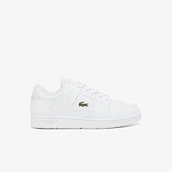 Lacoste Mens Court Cage Sneaker, WHT/WHT, 7.5
