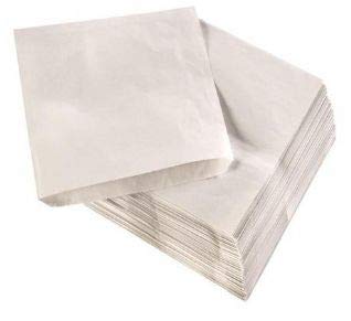 8X 8 Inch Sulphite White Paper Bags Strung, Used for Fruit, Vegetables, Mushroom,Popcorn, Sweets and Crafts recycable biodegradeable Bags Uk Store 247 (100)