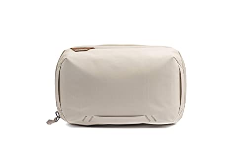 Peak Design Peak Design Tech Pouch, Bone, Electronics Organizer for Travel or Everyday Carry, Origami-Style Storage, Cable Pass-Through, Weatherproof Recycled Nylon, Gear Carry Bag for Men and Women