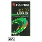 New Fujifilm HQ T-120 Minute VHS Standard Video Cassette (Single)