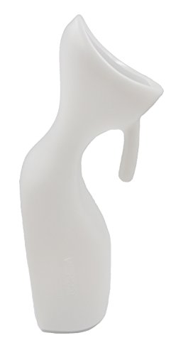Healthstar Contoured Female Urinal, Easy Clean Urination Device for Women (2 Pack)