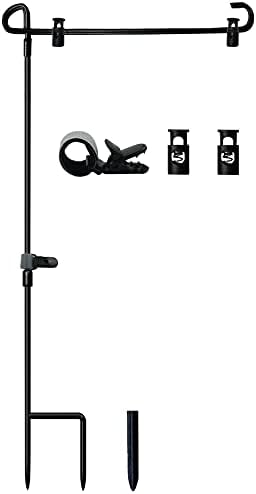Garden Flag Stand-Holder-Pole