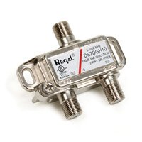 Regal DS2DGH10 Splitter; RF 2-Way 1GHz Digital Capable Nickel Plated --