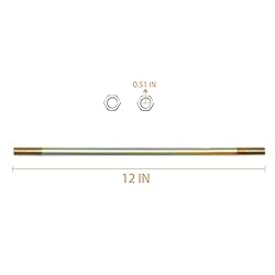 Tie Rod Ends 4 and Tie Rod 2 Kit, Compatible With
