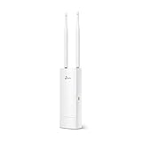 TP-Link Omada N300 Outdoor Wireless Access Point - Waterproof, Dustproof, Lightening Protection, Seamless Roaming, Gigabit, PoE Powered, Free PoE Injector, Free Managing Software(EAP110-Outdoor)