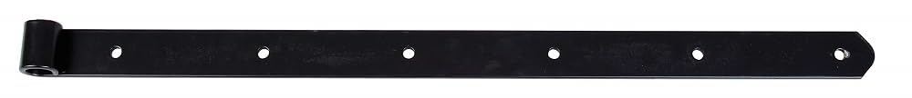 Strap Hinge Straight with Rounded End Rolle 16 mm / 600 x 35 mm / 6 STK. Black — image 1