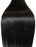Straight Remy Human Hair Clip in Hair Extension 24 Inches(60cm) 110g 10pcs/set, Color #1 Natural Black