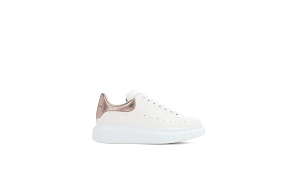 white and gold alexander mcqueen sneakers