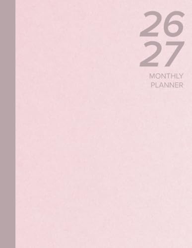 2026-2027 Monthly Planner: Dated 2 Year Calendar Simple Schedule Organizer (24 Months January 2026 - December 2027)