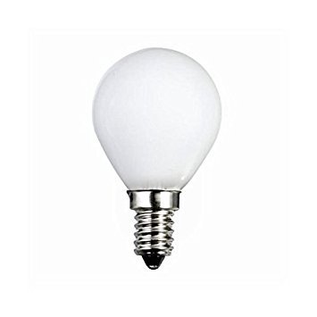 10 x G45 Golf Ball 40 Watt SES/E14 Small Edison Screw in Opal (White/Soft) Finish Double Life: 2,000 Hours by EVERBRIGHTPLUS