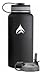 MAPS Vacuum Insulated Wide Mouth Multiple Sizes Colors Stainless Steel HOT COLD Durable Bottle Plus Bonus Cap
