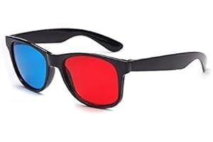 3D Glasses for Movies and Games, Red and Blue Universal Glasses, Light Design Accessories