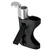 EZ Pipe Discreet Tobacco All in One Lighter Pipe (Black/Silver)