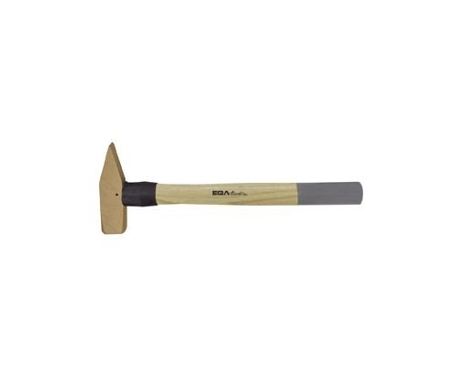 Click Here to See More Images Ega Master MACHINIST HAMMER 2000 GR HICKORY HANDLE NON SPARKING Al-Bron