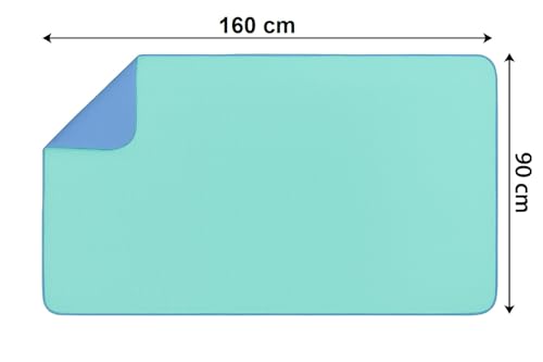 Traversa Bed Seniors 90 x 160 – QUIMED ITALIA Waterproof Washable Underside Bed Absorbent Up to 2400 ml/m², Reusable up to 500 Washes, Hypoallergenic, Mattress Protector for Incontinence